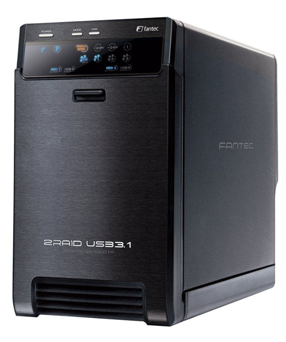 Fantec  Qb-X2u31r Black 2 X 3,5 Sata Raid Hdd Usb 3.1
