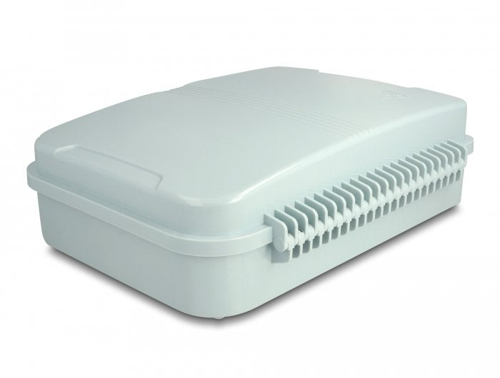 Lwl Verteilerbox Für Innen- Und Aussenbereich Ip65 Wasserfest Abschliessbar 24 Port Grau