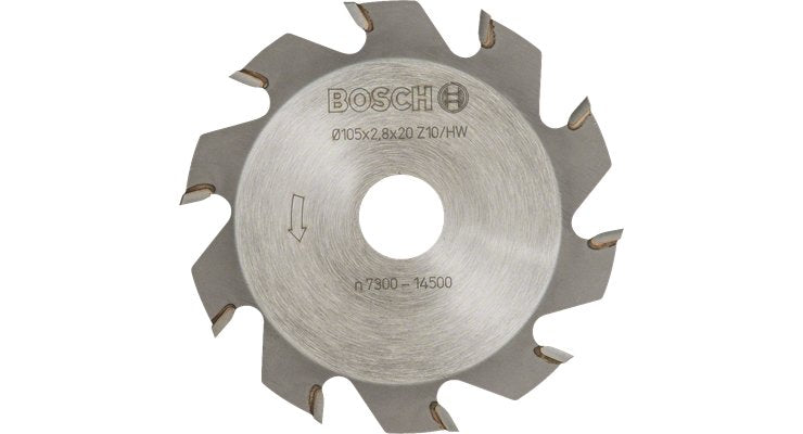 Bosch Professional Fresa De Ranuras Ø 105 Mm X 20 Mm, 22 Dientes Para Cortadora De Ranuras Guf 4-22 A Y Psf 22 A 3608641002