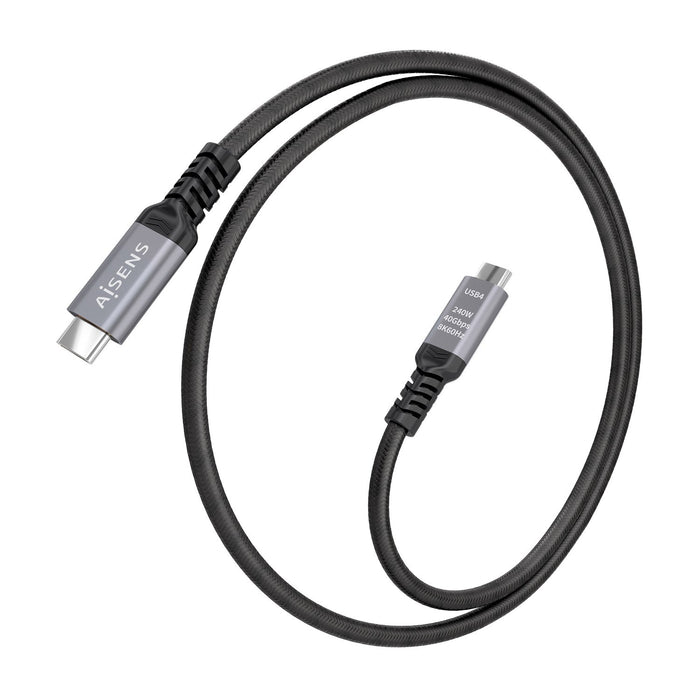 EAN 8435739904565 - AISENS A156-0994 cable USB USB4 Gen 3x2 1 m USB C 40 Gbit/s imagen 2