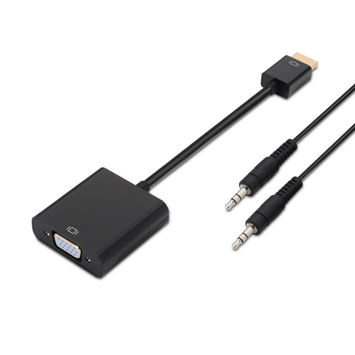 Aisens Conversor Hdmi A Svga+Audio Hdmi Am-Svgah Negro 10cm+1.0m