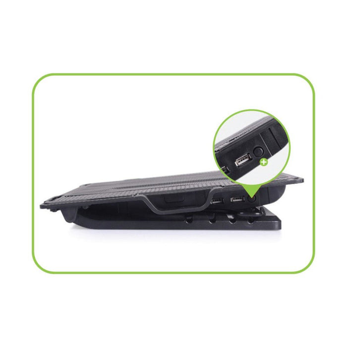 EAN 8051128106244 - Techly ICOOL-CP12TY almohadilla fría 43,9 cm (17.3") 1400 RPM Negro imagen 10