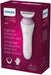 EAN 8710103998143 - Philips 6000 series BRL136/00 maquinilla de afeitar para mujer 1 cabezal(es) Recortadora Rosa, Blanco imagen 3