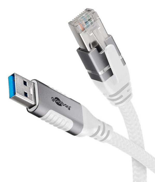 EAN 4040849741579 - Goobay 74157 cable de red Blanco 1 m Cat6 F/UTP (FTP) imagen 3