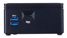 EAN 4719331216719 - GIGABYTE GB-BACE-3160 PC/estación de trabajo barebone 0,69 l tamaño PC Negro J3160 1,6 GHz imagen 4
