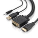 EAN 8435739904817 - AISENS A122-1014 adaptador de cable de vídeo 1,5 m HDMI tipo A (Estándar) VGA (D-Sub) + 3.5mm + USB Type- imagen 3