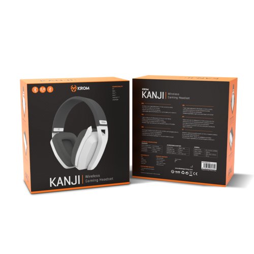 EAN 8436587974731 - Krom Kanji Auriculares Inalámbrico y alámbrico Diadema Juego USB Tipo C Bluetooth Blanco imagen 9