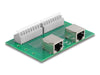 EAN 4043619669943 - DeLOCK 66994 bloque de terminales Verde, Gris imagen 1