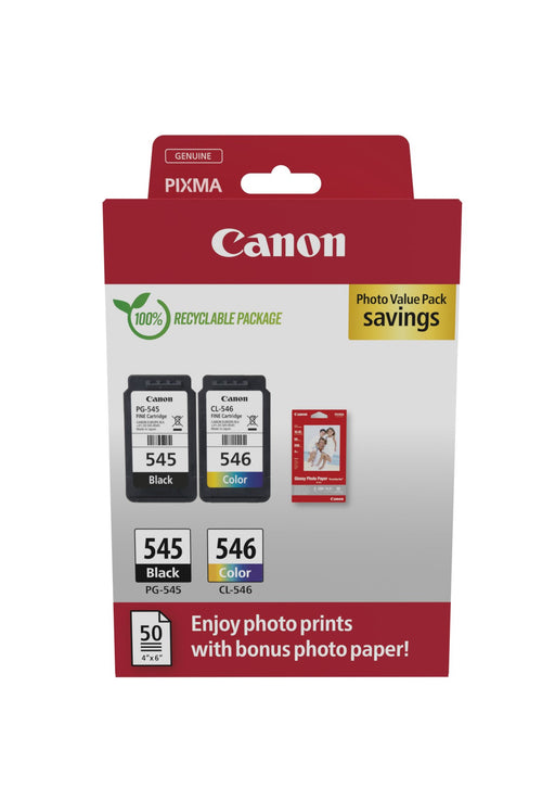 EAN 8714574680002 - Canon 8287B008 cartucho de tinta 2 pieza(s) Original Negro, Cian, Magenta, Amarillo imagen 1
