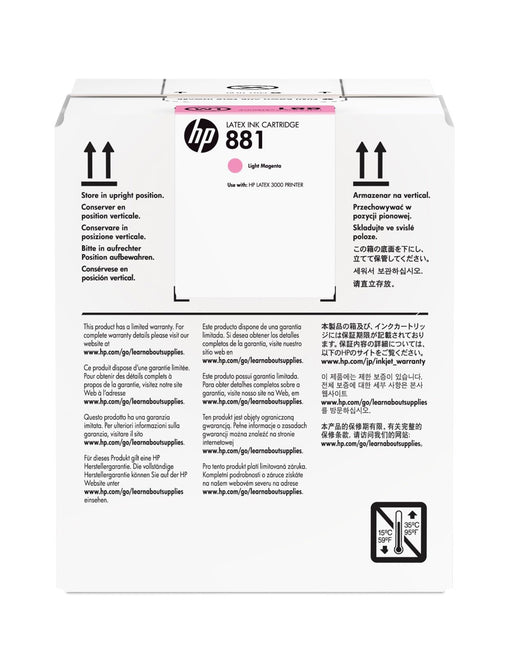 EAN 887758106693 - HP 881 5-liter Light Magenta Latex Ink Cartridge cabeza de impresora Inyección de tinta térmica imagen 1