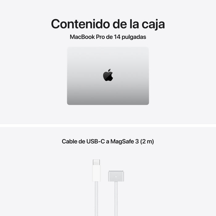 EAN 0195950491524 - Apple MacBook Pro Apple M M5 Portátil 36,1 cm (14.2") 24 GB 1 TB SSD Wi-Fi 6E (802.11ax) macOS Tahoe Plat imagen 9