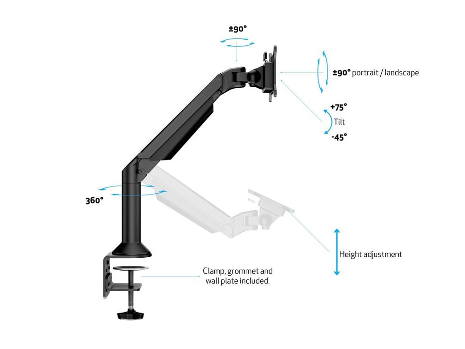 EAN 7350022739369 - Multibrackets 9369 soporte para monitor 81,3 cm (32") Escritorio Negro imagen 7