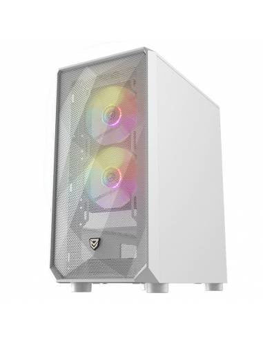 EAN 8435443721342 - Nfortec NF-CS-DYS-W carcasa de ordenador Torre Blanco imagen 2