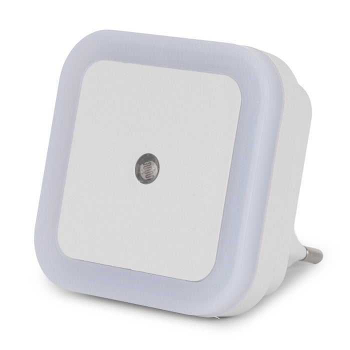 Entac Nachtlicht 0.5w Quadrat. Ww Blanco Dämmerungssensor