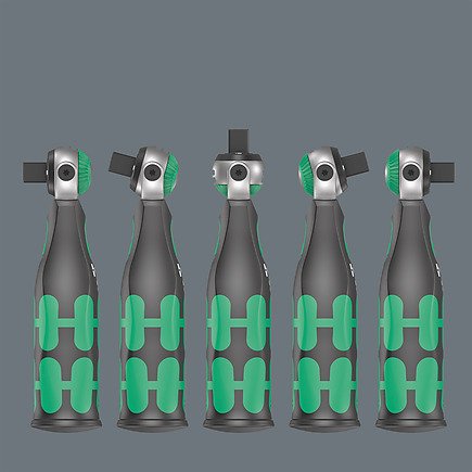 EAN 4013288221834 - Wera 05004280001 llave de carraca 13 pieza(s) Negro, Verde imagen 7