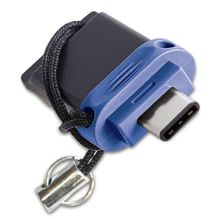 EAN 0023942499664 - Verbatim 49966 unidad flash USB USB Type-A / USB Type-C 3.2 Gen 1 (3.1 Gen 1) Negro, Azul, Plata imagen 1