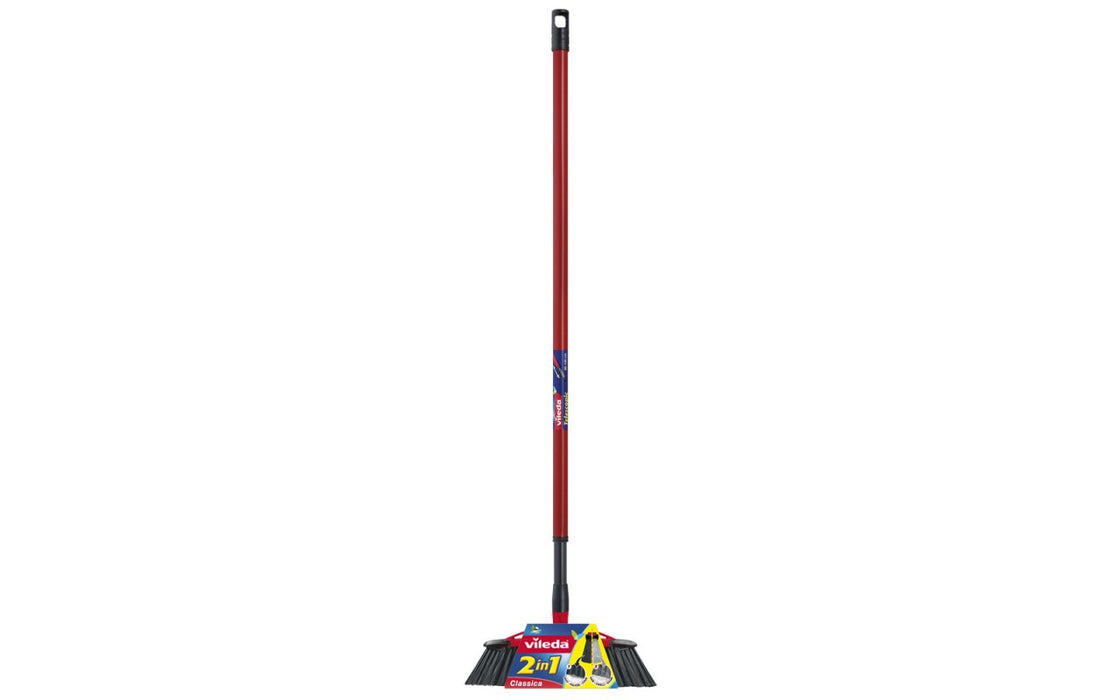 EAN 8001940012131 - Vileda 143783 escoba Interior Cerda dura / blanda Tereftalato de polietileno (PET) Negro, Gris, Rojo imagen 2