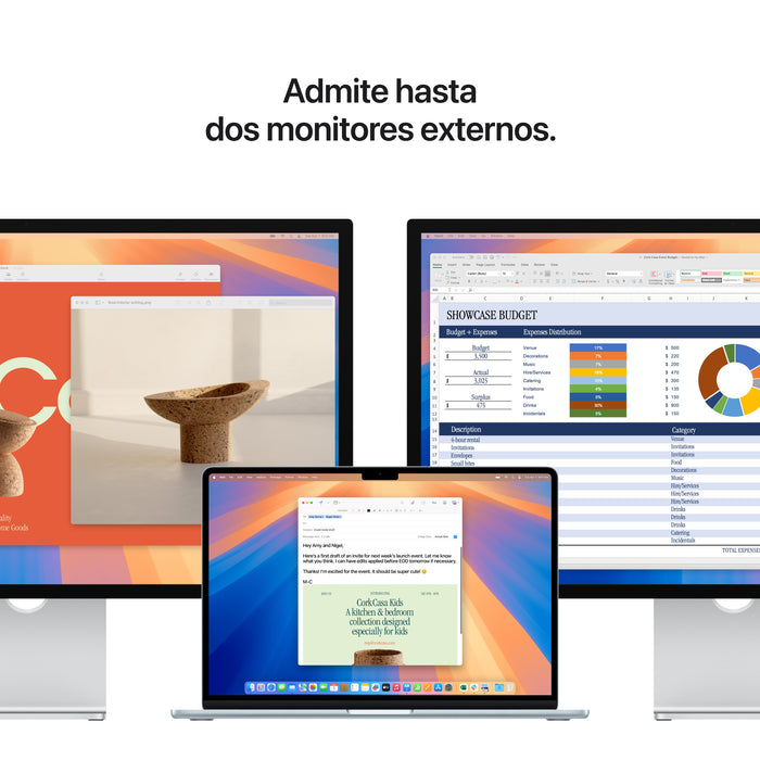 EAN 0195949892370 - Apple MacBook Air Apple M M4 Portátil 38,9 cm (15.3") 24 GB 512 GB SSD Wi-Fi 6E (802.11ax) macOS Sequoia  imagen 9
