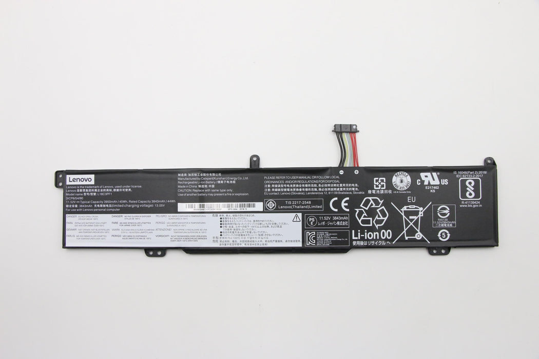 11.52v 3-Cell Lithium-Ion  Battery, 45wh Capacity Bty