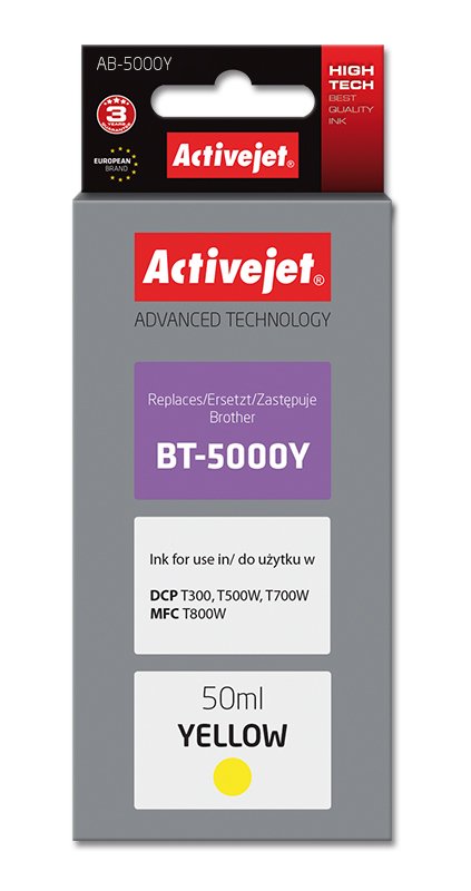 EAN 5901443110644 - Activejet AB-5000Y cartucho de tinta 1 pieza(s) Compatible Alto rendimiento (XL) imagen 1