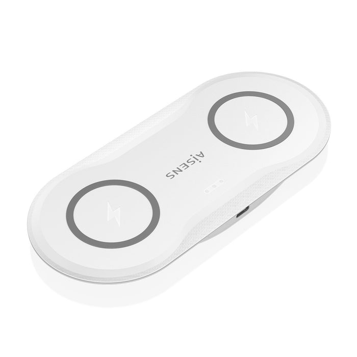 EAN 8435739903469 - AISENS ASCH-15W2WC059-W cargador de dispositivo móvil Auriculares, Smartphone Cargador inalámbrico Interi imagen 3