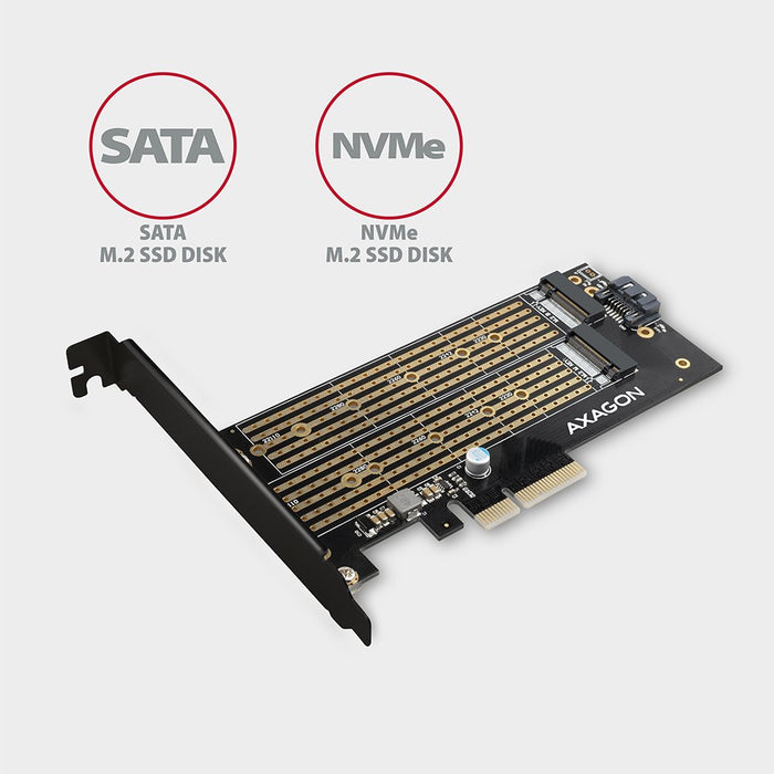 EAN 8595247903846 - Axagon PCEM2-D tarjeta y adaptador de interfaz Interno M.2, SATA imagen 2