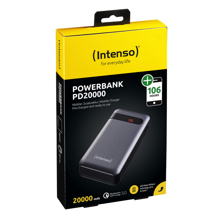 EAN 4034303029938 - Intenso PD20000 Power Delivery Polímero de litio 20000 mAh Antracita imagen 2