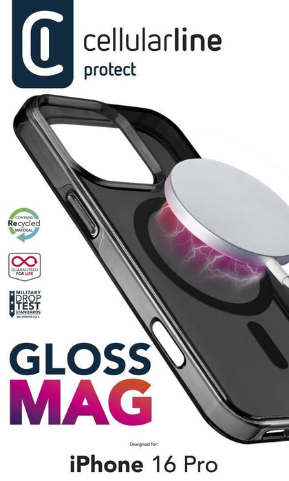 EAN 8018080482854 - Cellularline 8018080482854 funda para teléfono móvil 16 cm (6.3") Negro imagen 2