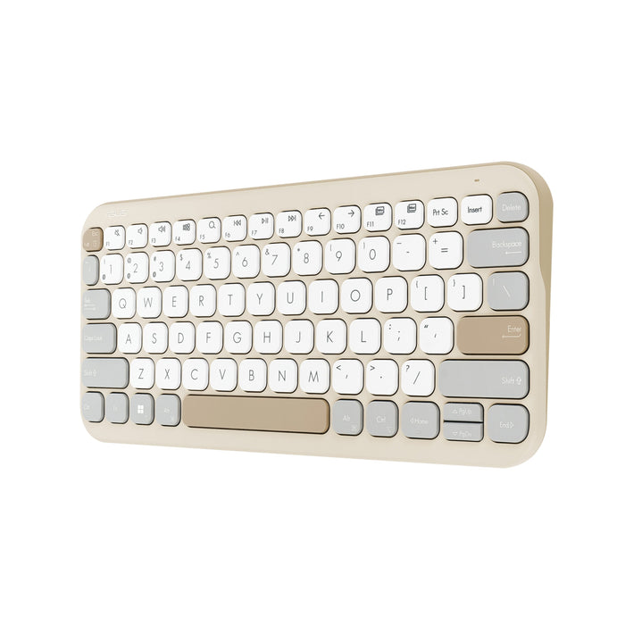 Teclado Inalámbrico Asus Marshmallow Kw100 Beige