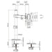 EAN 4015867228258 - Equip 650156 soporte para monitor 81,3 cm (32") imagen 8
