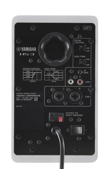 EAN 4957812690027 - Yamaha HS3 De 2 vías Blanco Alámbrico 52 W imagen 4