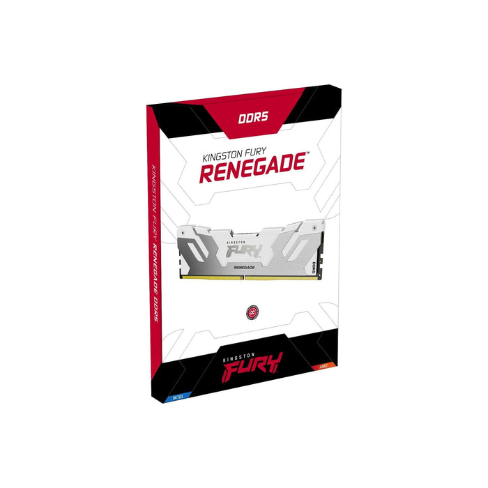 Kingston Fury Dimm 32 Gb Ddr5-6400, Blanca, Renegade Rgb Xmp, Intel Xmp Kf564c32rwa-32