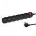 EAN 5901299961780 - Esperanza ELK218K base múltiple 3 m 6 salidas AC Interior Negro imagen 1