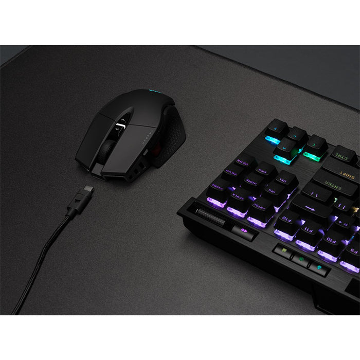 EAN 0840006657644 - Corsair M65 ratón Juego Bluetooth + USB Type-A Óptico 26000 DPI imagen 28