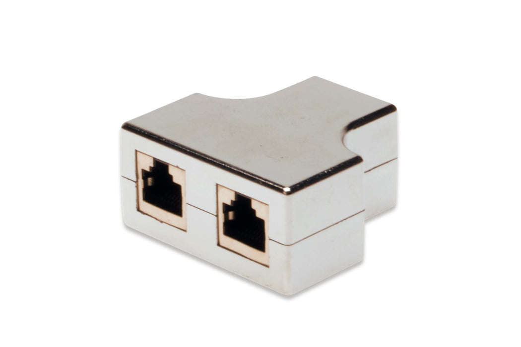 EAN 4016032066576 - Digitus AT-AG 2X8/8 cambiador de género para cable 2x RJ-45 1x RJ-45 Gris imagen 1