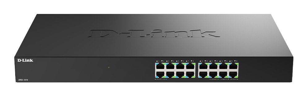 EAN 0790069477027 - D-Link DMS-1016 No administrado L2+ 2.5G Ethernet (100/1000/2500) Negro imagen 1