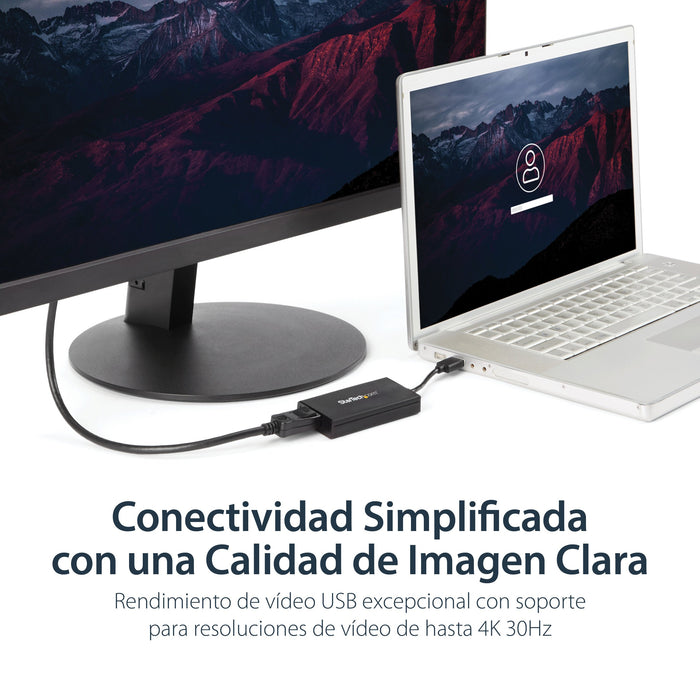 EAN 0065030858380 - StarTech.com USB32DP4K Adaptador gráfico USB 3840 x 2160 Pixeles Negro imagen 9