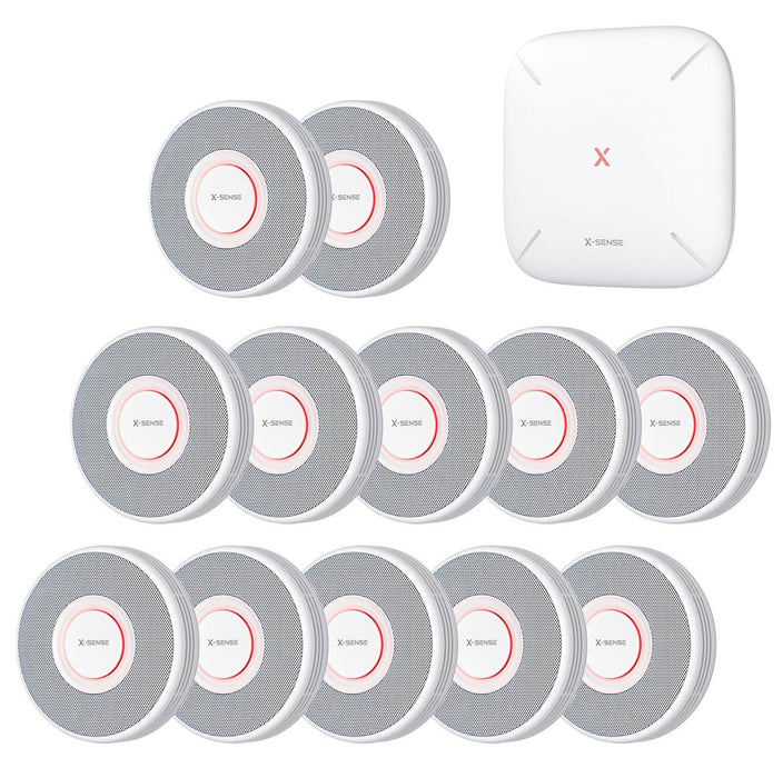 X-Sense Xs0b-Mr121 12 1 Rf-Rauchmelder-Set Mit Gateway