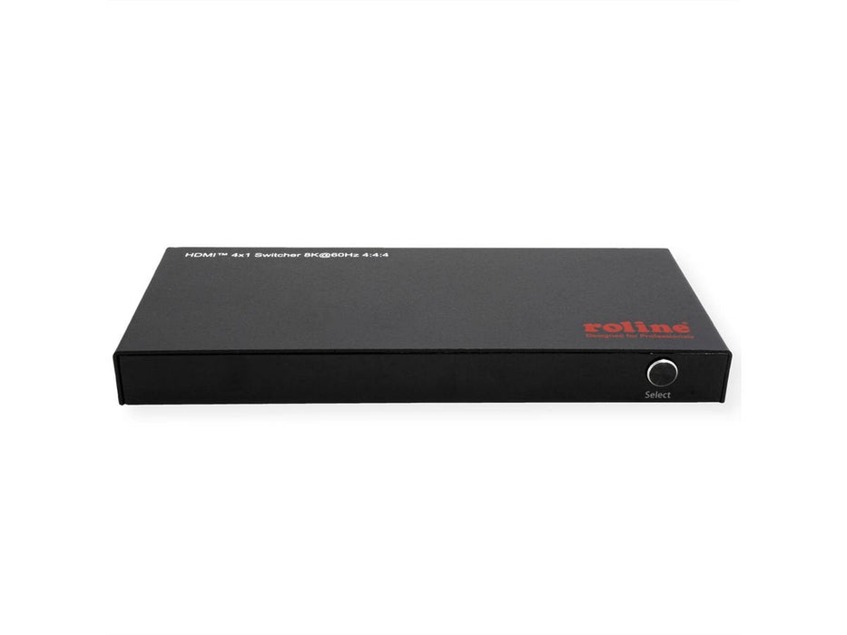 Roline 8k Hdmi Switch, 4-Fach, Mit Ir-Fernbedienung