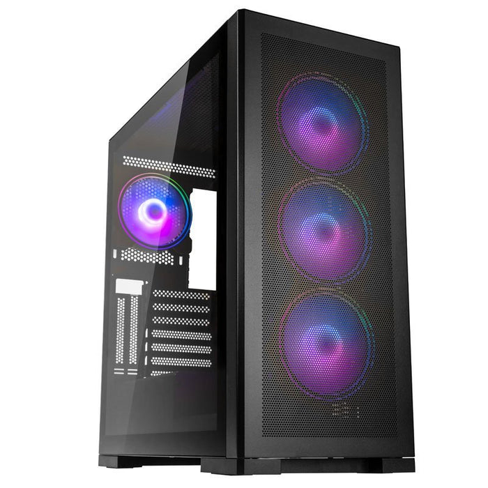 Kolink Unity Meshbay Argb Midi-Tower, Tempered Glass - Negro