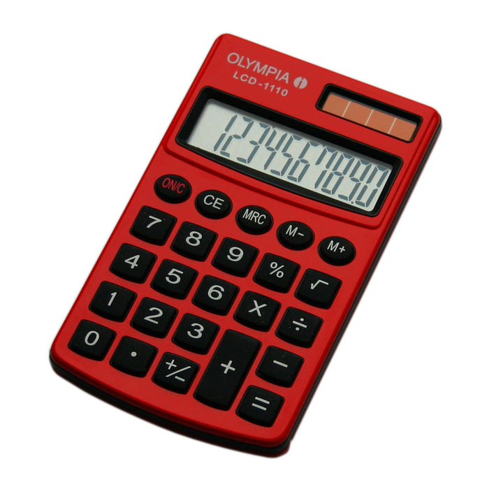 EAN 4030152190027 - Olympia LCD 1110 calculadora Bolsillo Calculadora básica Rojo imagen 1