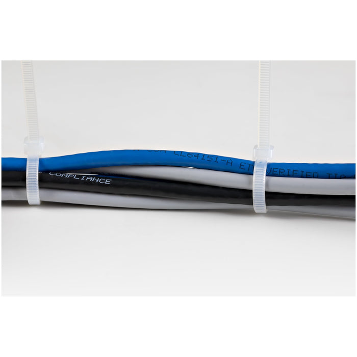 EAN 0065030890595 - StarTech.com CBMZT10N presilla Brida reutilizable Nylon, Plástico Blanco 100 pieza(s) imagen 4