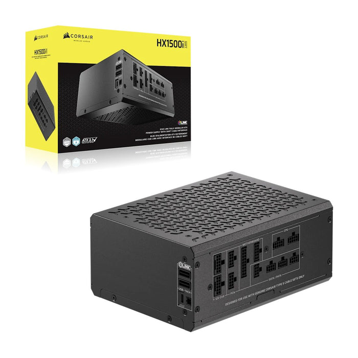 EAN 0840006602675 - Corsair HX1500i unidad de fuente de alimentación 1500 W 24-pin ATX ATX Negro imagen 2