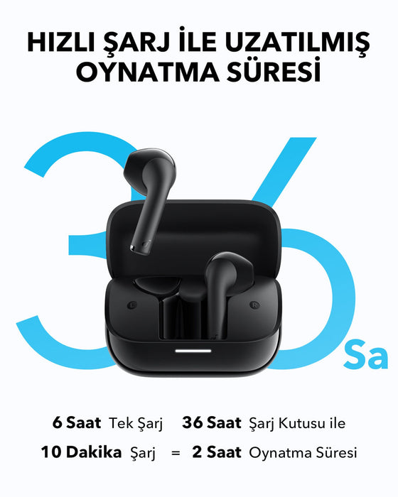 EAN 0194644037635 - Soundcore A3994G11 K20i Kulaklık Siyah Auriculares True Wireless Stereo (TWS) Dentro de oído Música USB T imagen 6