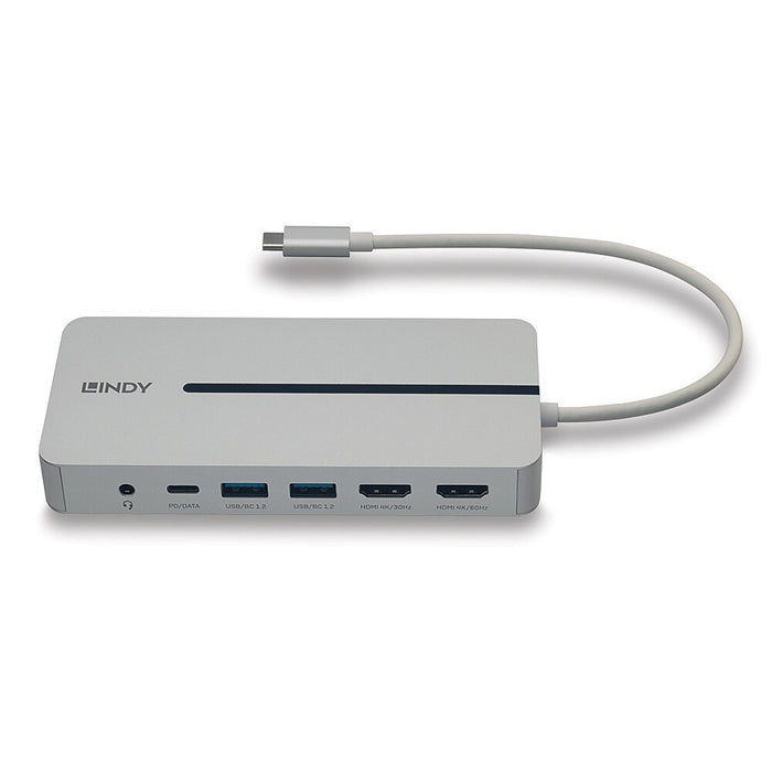 EAN 4002888433600 - Lindy 43360 base para portátil y replicador de puertos Alámbrico USB 3.2 Gen 1 (3.1 Gen 1) Type-C Plata,  imagen 3