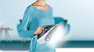EAN 3121040081938 - Tefal Express Steam FV2837 Plancha vapor-seco Suela de Cerilium 2400 W Azul, Gris, Blanco imagen 4