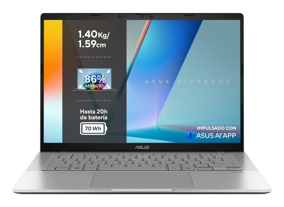 EAN 4711636253420 - ASUS Vivobook S14 S3407CA-LY125 35,6 cm (14") DDR5-SDRAM Wi-Fi 6 (802.11ax) imagen 2