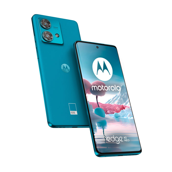 EAN 840023250477 - Motorola edge 40 Neo 16,6 cm (6.55") SIM doble Android 13 5G USB Tipo C 12 GB 256 GB 5000 mAh Azul imagen 1