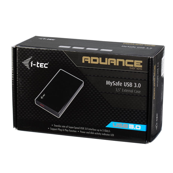 EAN 8594047319918 - i-tec MYSAFE35U401 caja para disco duro externo Caja de disco duro (HDD) Negro, Metálico 3.5" imagen 5