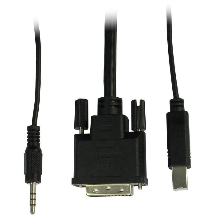 Inter-Tech Kvm As-41da Dvi Interruptor Kvm Negro, Switch Kvm 1920 X 1200 Pixeles, Full Hd, Negro